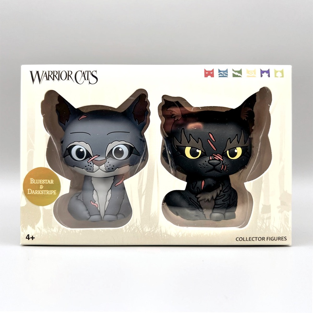 ‼️NEW‼️Bluestar and Darkstripe❤️WARRIOR CATS❤️Mini Collector Figures (Series 4)